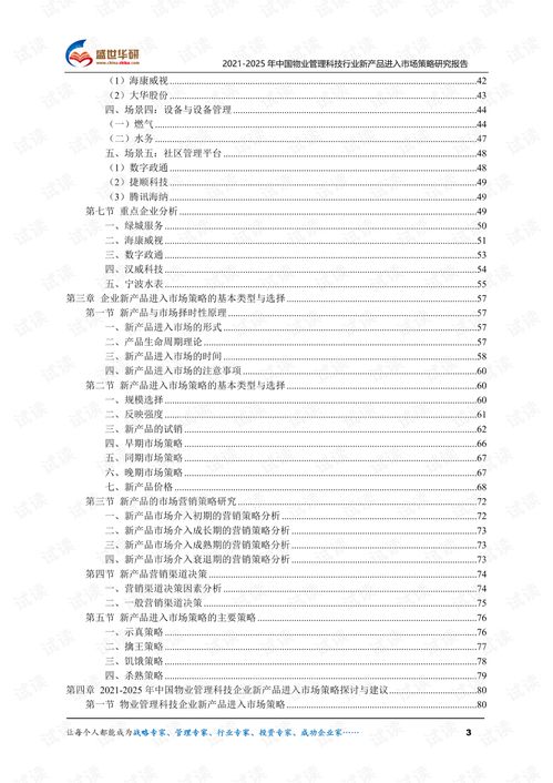 2021-2025年中国物业管理科技行业新产品进入市场策略研究报告